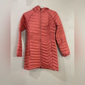 Columbia Omni Heat Long puffer jacket small